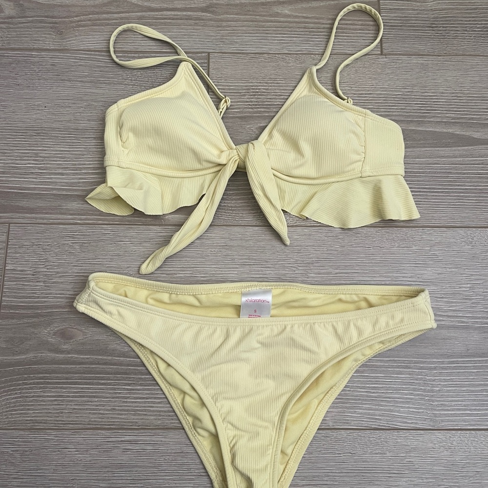 Xhilaration Yellow Bikini Set